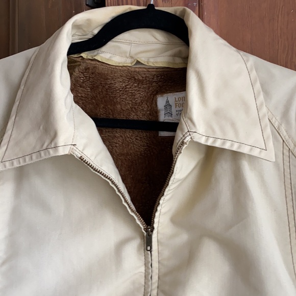 Vintage Men’s London Fog Khaki Jacket with furry warm inside. Sz 40 Reg - Picture 2 of 10